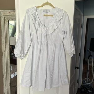 Emma & Michelle white dress